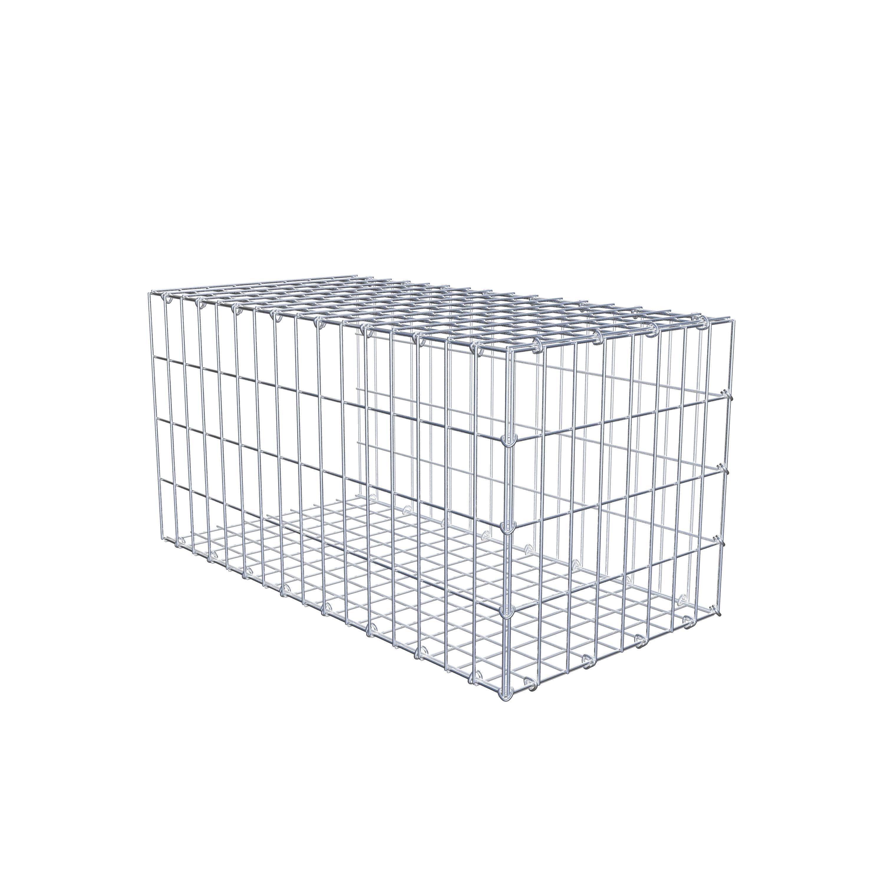 Toegevoegde pool type 2 80 cm x 40 cm x 40 cm, maaswijdte 5 cm x 10 cm, C-ring