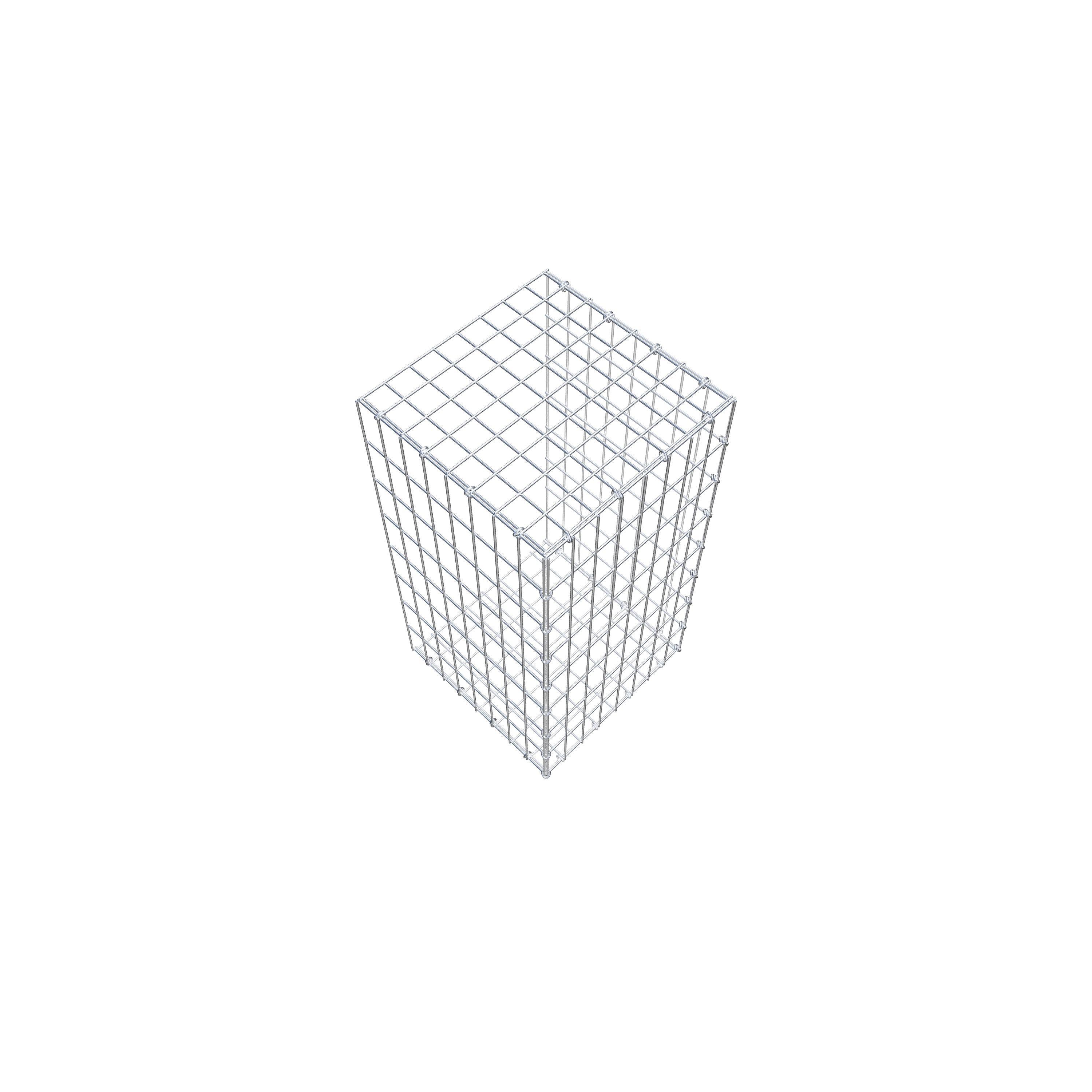 Toegevoegde pool type 2 80 cm x 40 cm x 40 cm, maaswijdte 5 cm x 10 cm, C-ring