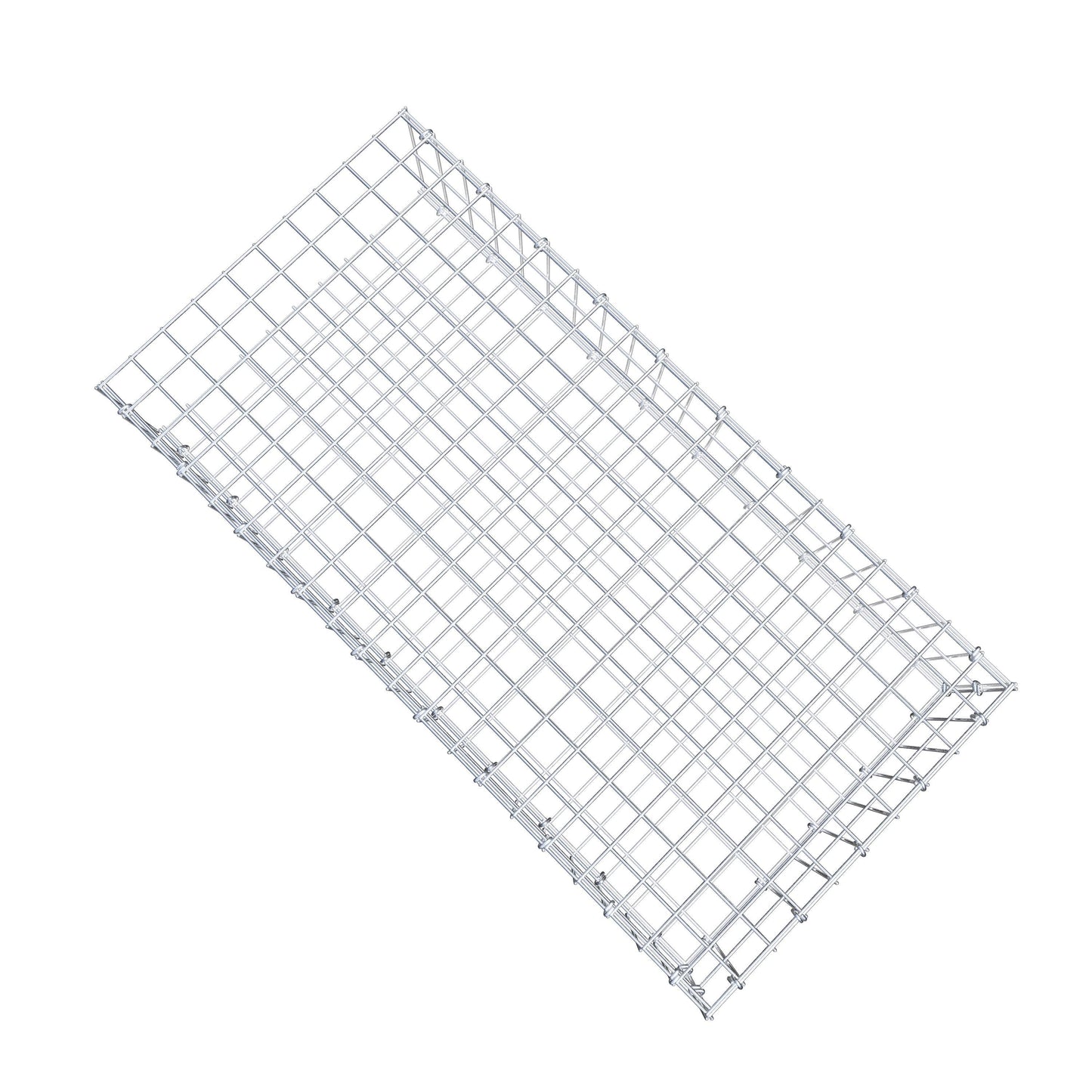 Anbaugabione Typ 2 100 cm x 20 cm x 50 cm, Maschenweite 5 cm x 10 cm, C-Ring