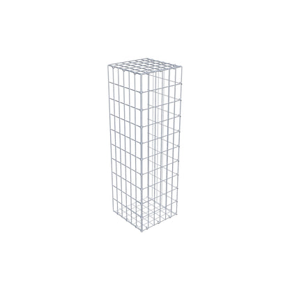 Mounted gabion type 2 100 cm x 30 cm x 30 cm, mesh size 5 cm x 10 cm, C-ring
