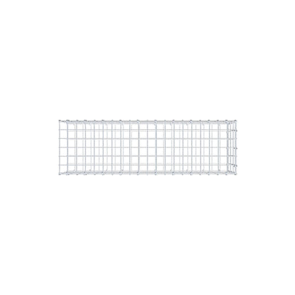 Mounted gabion type 2 100 cm x 30 cm x 30 cm, mesh size 5 cm x 10 cm, C-ring