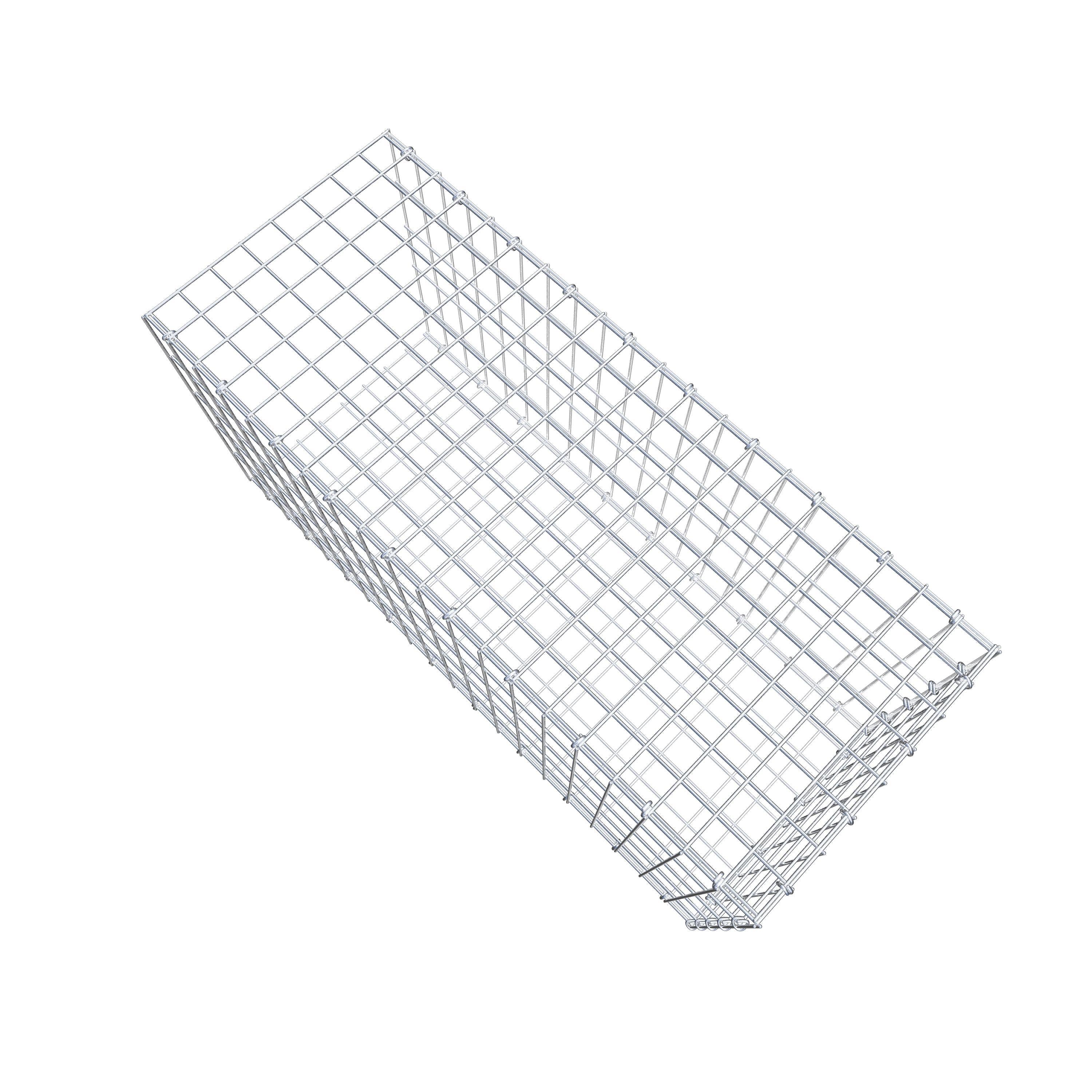Pila adicional tipo 2 100 cm x 50 cm x 40 cm, malla 5 cm x 10 cm, anillo en C