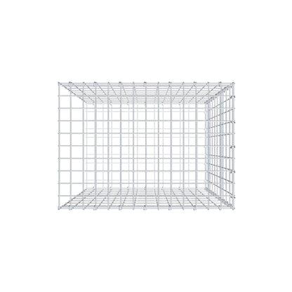 Anbaugabione Typ 2 100 cm x 70 cm x 50 cm, Maschenweite 5 cm x 10 cm, C-Ring