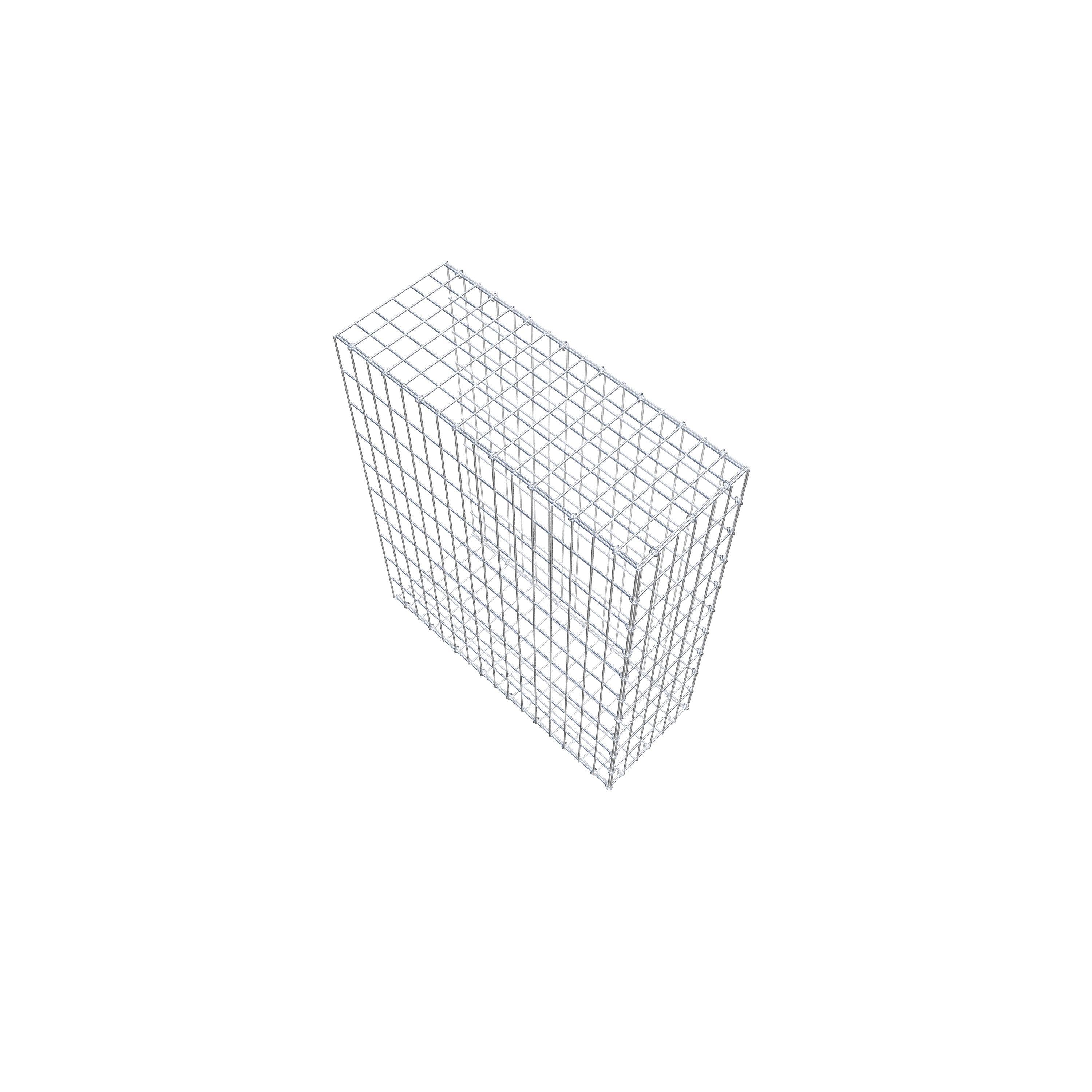 Pila adicional tipo 2 100 cm x 80 cm x 30 cm, malla 5 cm x 10 cm, anillo en C