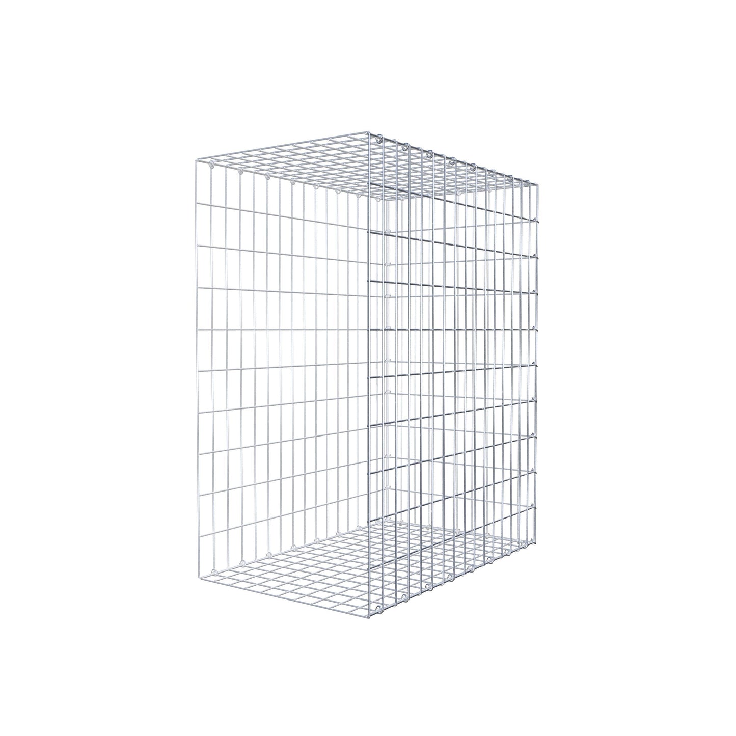 Monteret gabion type 2 100 cm x 80 cm x 50 cm, maskestørrelse 5 cm x 10 cm, C-ring