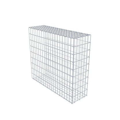 Mounted gabion type 2 100 cm x 90 cm x 30 cm, mesh size 5 cm x 10 cm, C-ring