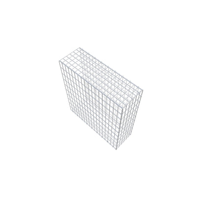 Mounted gabion type 2 100 cm x 90 cm x 30 cm, mesh size 5 cm x 10 cm, C-ring