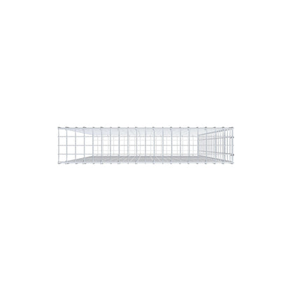 Fourche rapportée type 2 200 cm x 100 cm x 20 cm, maille 5 cm x 10 cm, anneau en C