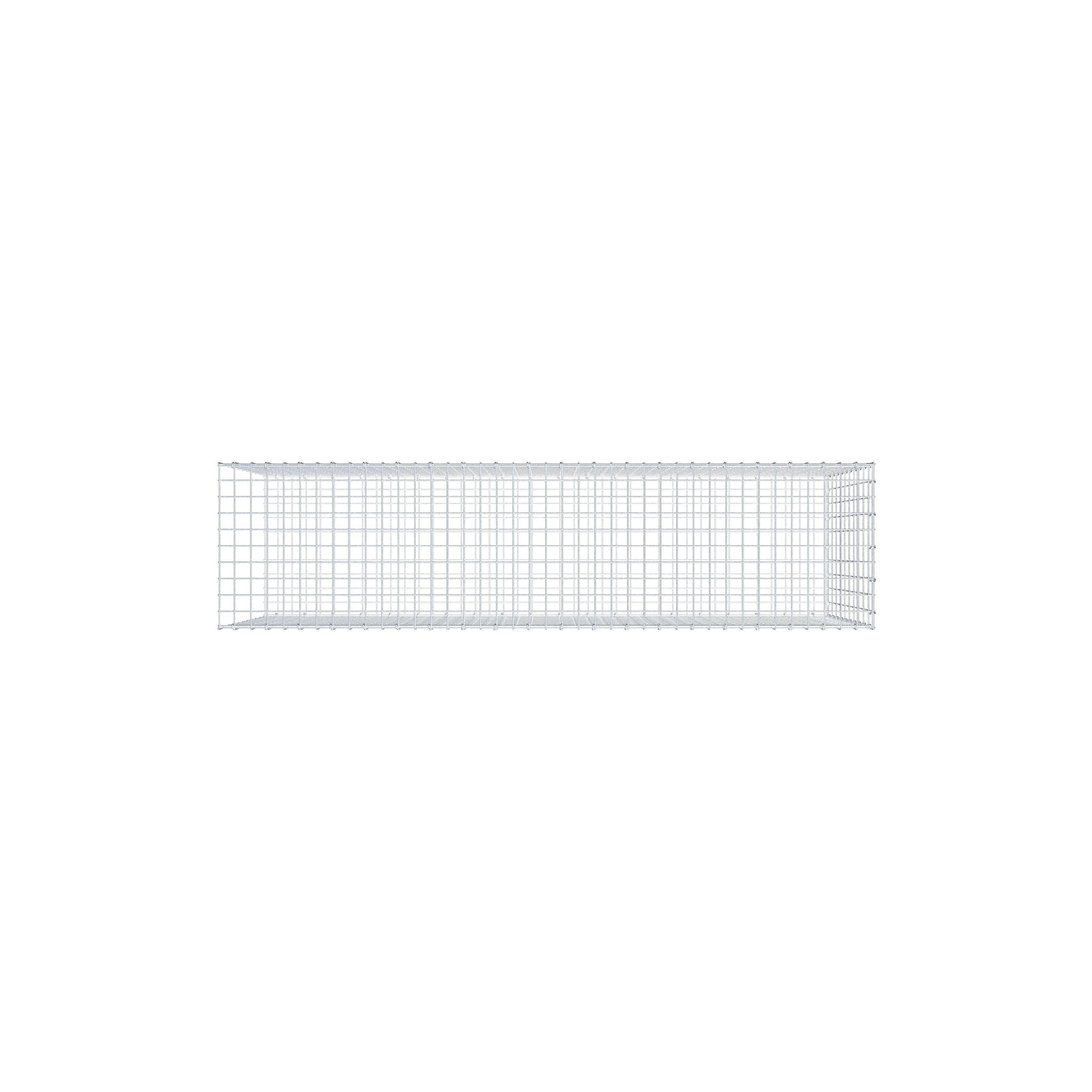 Add-on schanskorf type 2 200 cm x 100 cm x 50 cm, maaswijdte 5 cm x 10 cm, C-ring