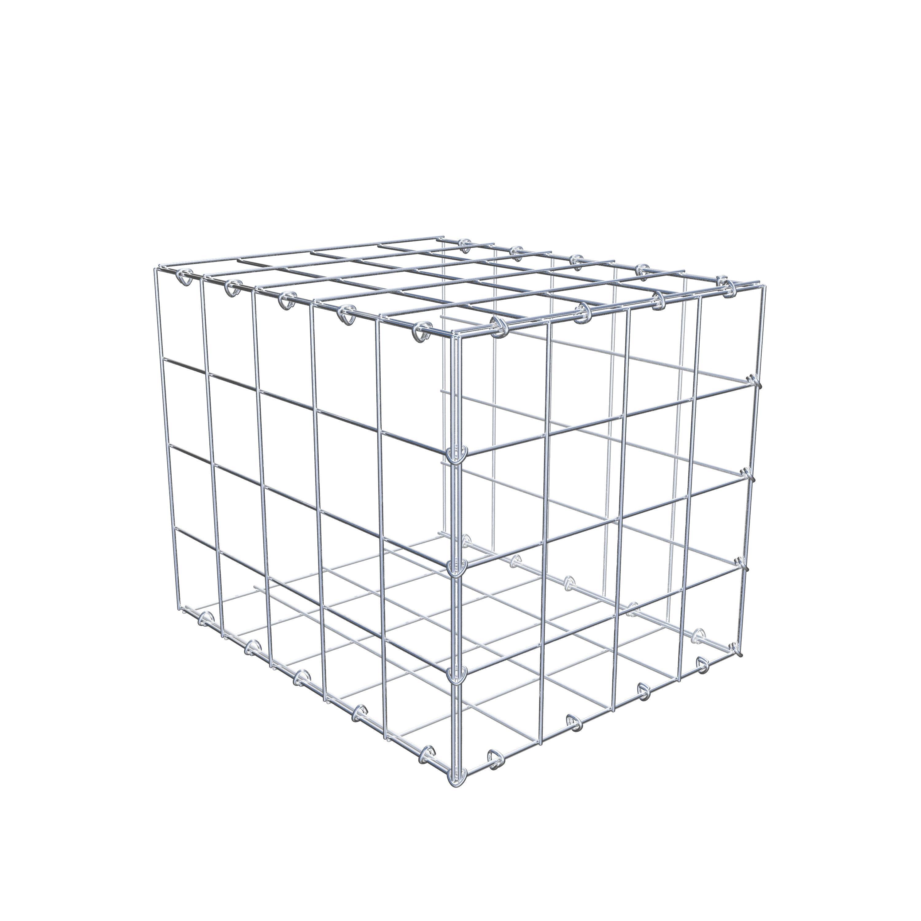 Monteret gabion type 2 50 cm x 40 cm x 40 cm (L x H x D), maskestørrelse 10 cm x 10 cm, C-ring