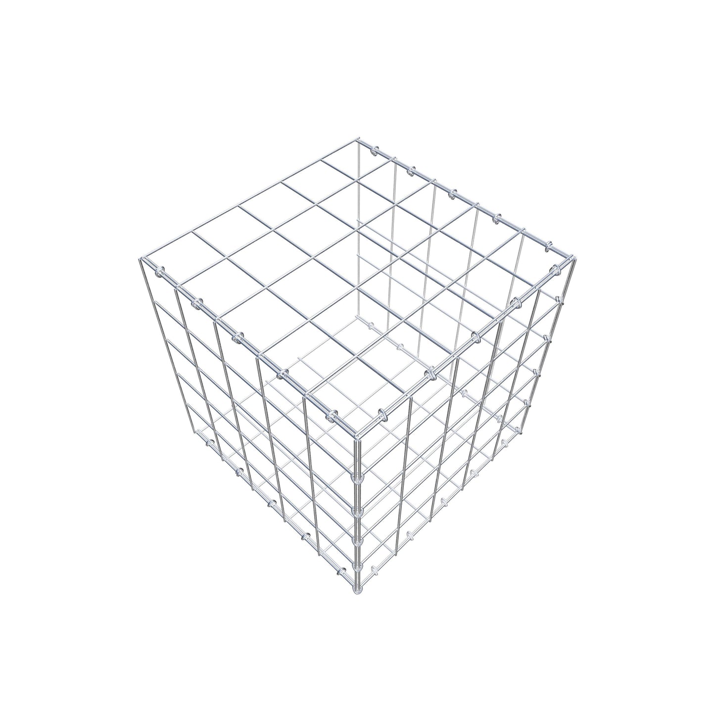 Gavión adicional tipo 2 50 cm x 50 cm x 50 cm (L x A x P), malla 10 cm x 10 cm, anillo en C