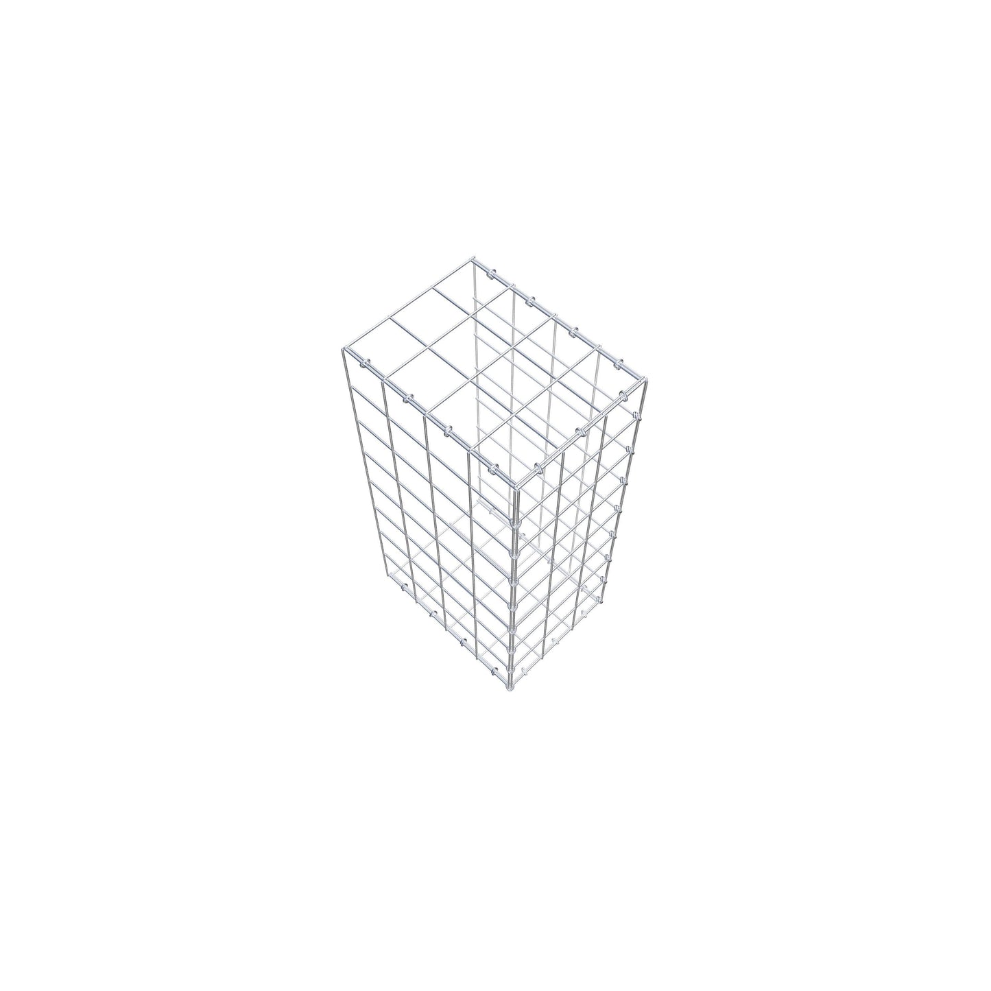 Pila adicional tipo 2 80 cm x 40 cm x 30 cm (L x A x P), malla 10 cm x 10 cm, anillo en C