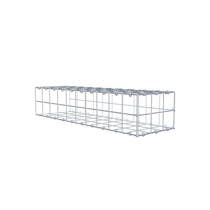 Gavión complementario de tipo 2 100 cm x 20 cm x 30 cm (L x A x P), malla 10 cm x 10 cm, anillo en C