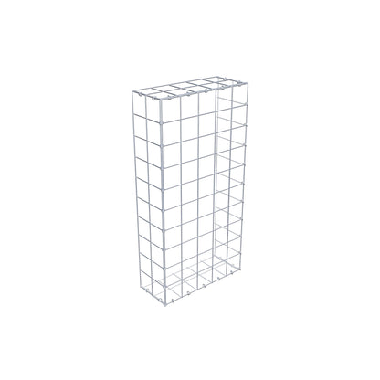 Monteret gabion type 2 100 cm x 20 cm x 50 cm (L x H x D), maskestørrelse 10 cm x 10 cm, C-ring