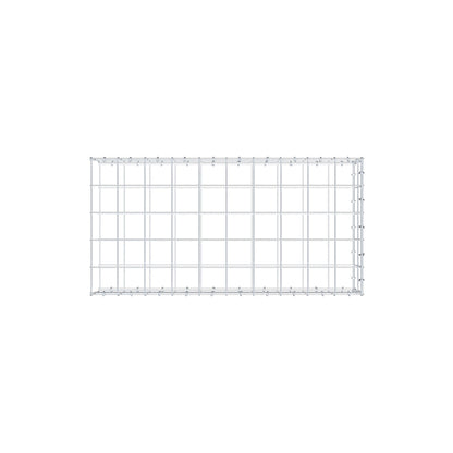 Monteret gabion type 2 100 cm x 20 cm x 50 cm (L x H x D), maskestørrelse 10 cm x 10 cm, C-ring