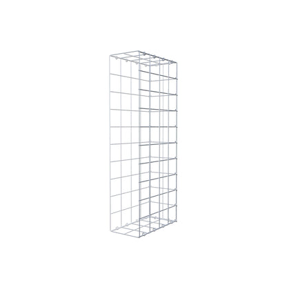 Mounted gabion type 2 100 cm x 40 cm x 20 cm (L x H x D), mesh size 10 cm x 10 cm, C-ring