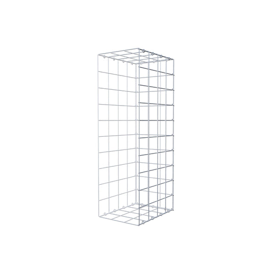 Mounted gabion type 2 100 cm x 40 cm x 30 cm (L x H x D), mesh size 10 cm x 10 cm, C-ring