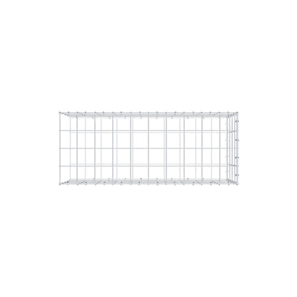 Typ 2 påbyggnadsgabion 100 cm x 40 cm x 40 cm (L x H x D), maskstorlek 10 cm x 10 cm, C-ring