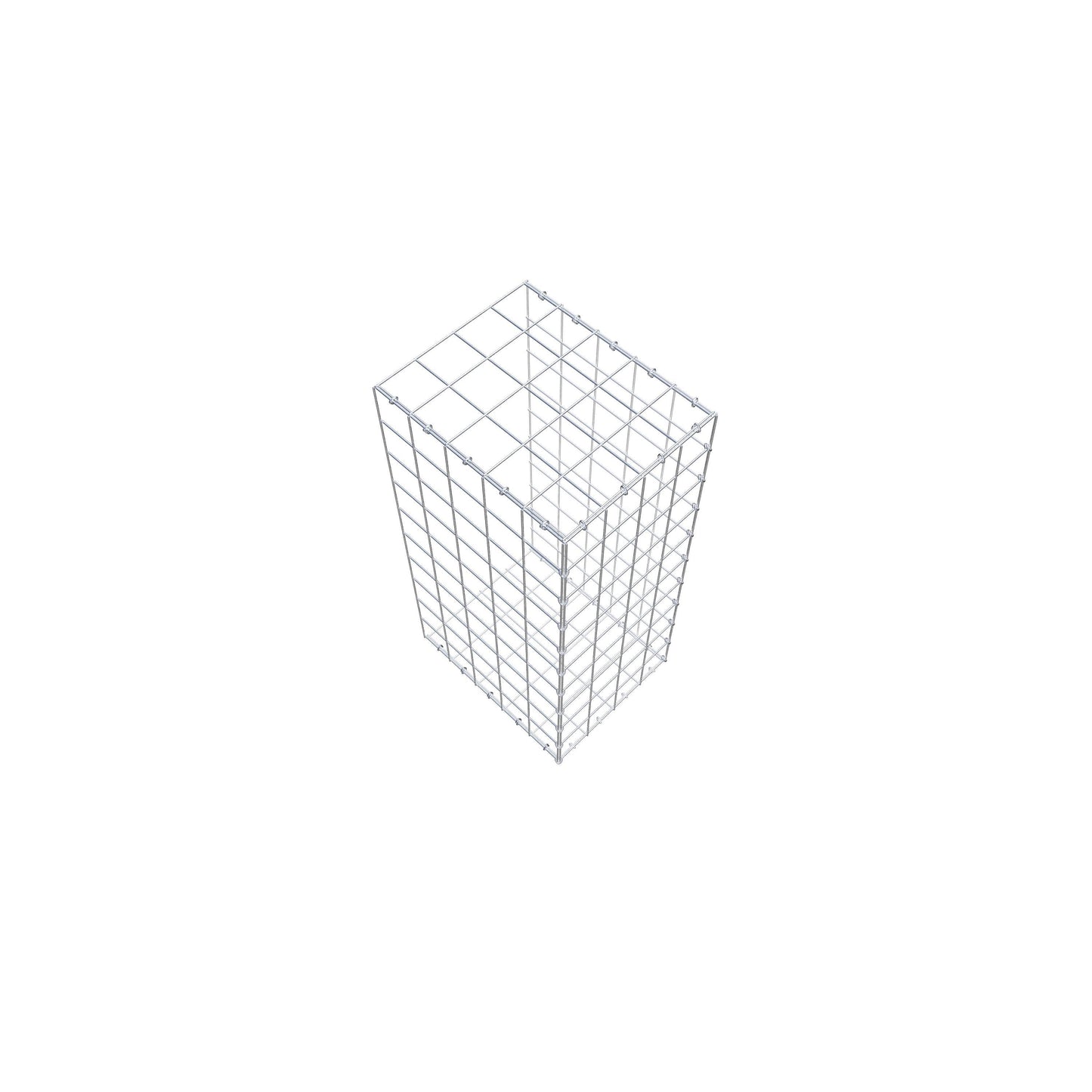 Anbaugabione Typ 2 100 cm x 50 cm x 40 cm (L x H x T), Maschenweite 10 cm x 10 cm, C-Ring