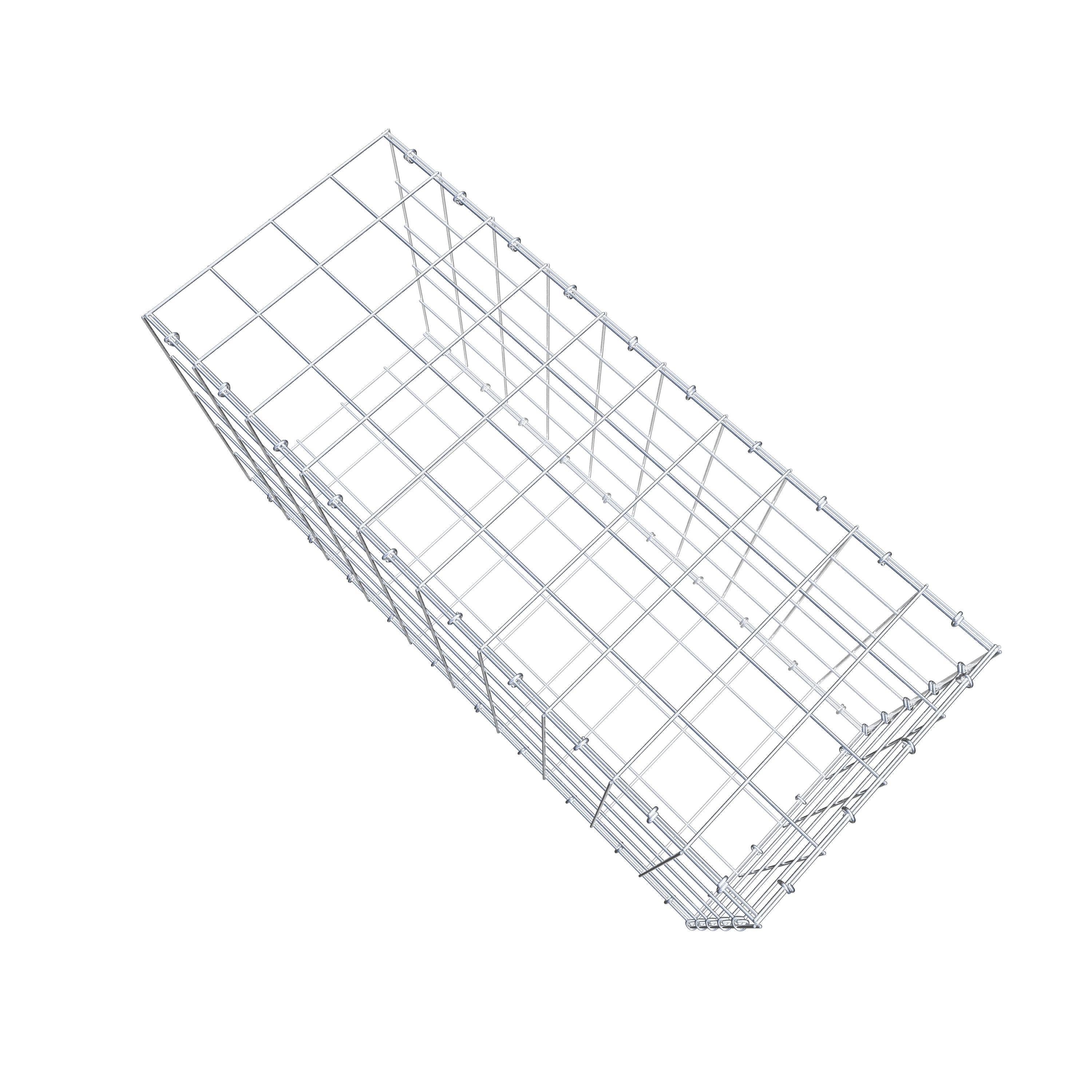 Anbaugabione Typ 2 100 cm x 50 cm x 40 cm (L x H x T), Maschenweite 10 cm x 10 cm, C-Ring