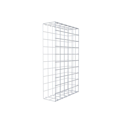 Monteret gabion type 2 100 cm x 60 cm x 20 cm (L x H x D), maskestørrelse 10 cm x 10 cm, C-ring
