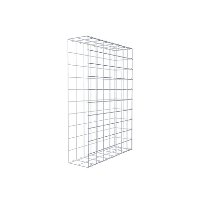 Monteret gabion type 2 100 cm x 70 cm x 20 cm (L x H x D), maskestørrelse 10 cm x 10 cm, C-ring
