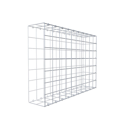 Monteret gabion type 2 100 cm x 70 cm x 20 cm (L x H x D), maskestørrelse 10 cm x 10 cm, C-ring