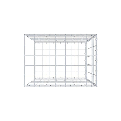Anbaugabione Typ 2 100 cm x 70 cm x 50 cm (L x H x T), Maschenweite 10 cm x 10 cm, C-Ring