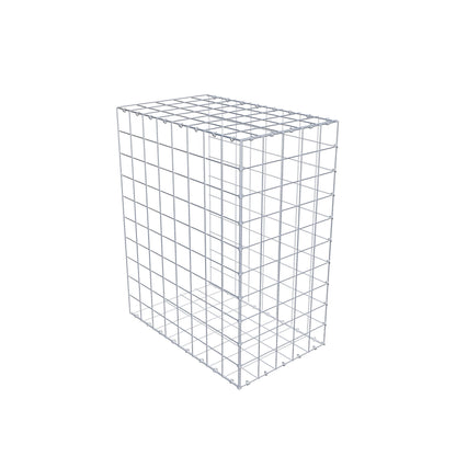 Monteret gabion type 2 100 cm x 80 cm x 50 cm (L x H x D), maskestørrelse 10 cm x 10 cm, C-ring