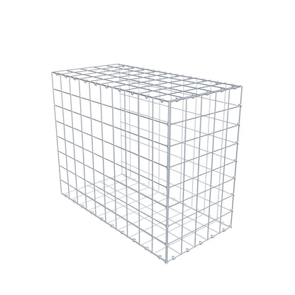 Monteret gabion type 2 100 cm x 80 cm x 50 cm (L x H x D), maskestørrelse 10 cm x 10 cm, C-ring