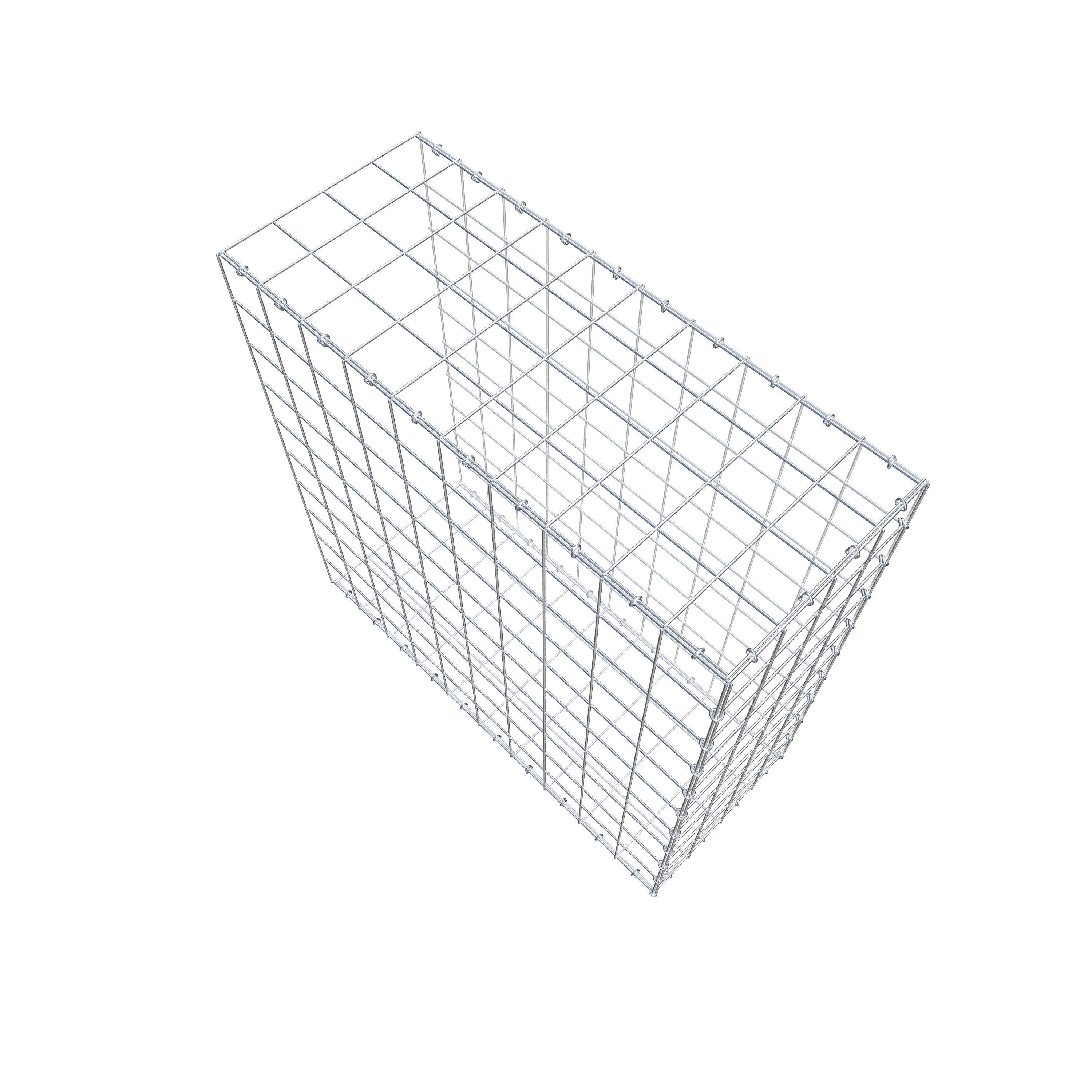 Fourche rapportée type 2 100 cm x 100 cm x 40 cm (L x H x P), mailles 10 cm x 10 cm, anneau C