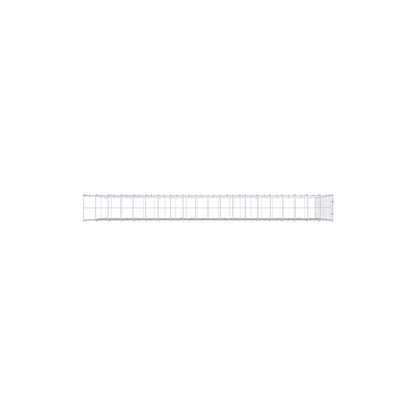Fourche rapportée type 2 200 cm x 100 cm x 20 cm (L x H x P), mailles 10 cm x 10 cm, anneau en C