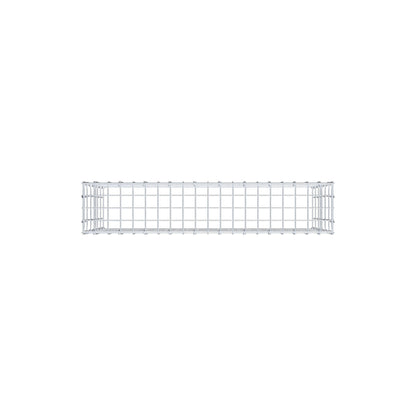 Monteret gabion type 3 100 cm x 60 cm x 20 cm (L x H x D), maskestørrelse 5 cm x 10 cm, C-ring