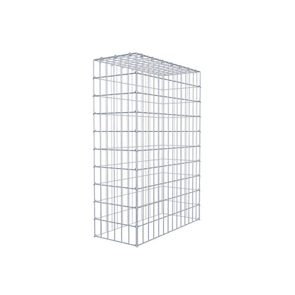 Monteret gabion type 3 100 cm x 70 cm x 30 cm (L x H x D), maskestørrelse 5 cm x 10 cm, C-ring