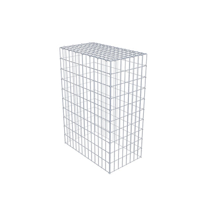 Monteret gabion type 3 100 cm x 70 cm x 40 cm (L x H x D), maskestørrelse 5 cm x 10 cm, C-ring