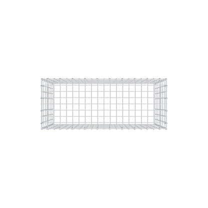 Monteret gabion type 3 100 cm x 70 cm x 40 cm (L x H x D), maskestørrelse 5 cm x 10 cm, C-ring