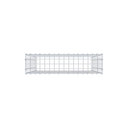 Anbaugabione Typ 3 100 cm x 80 cm x 20 cm (L x H x T), Maschenweite 5 cm x 10 cm, C-Ring