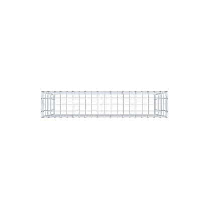 Anbaugabione Typ 3 100 cm x 80 cm x 20 cm (L x H x T), Maschenweite 5 cm x 10 cm, C-Ring