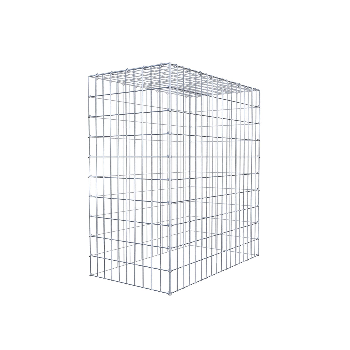 Mounted gabion type 3 100 cm x 90 cm x 50 cm (L x H x D), mesh size 5 cm x 10 cm, C-ring