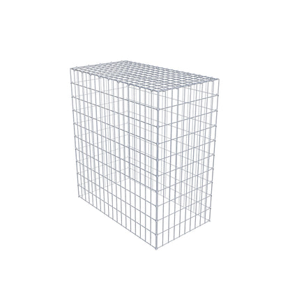 Mounted gabion type 3 100 cm x 90 cm x 50 cm (L x H x D), mesh size 5 cm x 10 cm, C-ring
