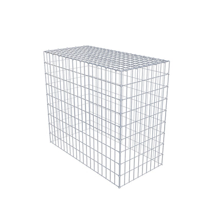 Mounted gabion type 3 100 cm x 90 cm x 50 cm (L x H x D), mesh size 5 cm x 10 cm, C-ring
