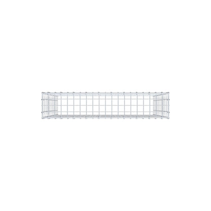 Anbaugabione Typ 3 100 cm x 100 cm x 20 cm (L x H x T), Maschenweite 5 cm x 10 cm, C-Ring