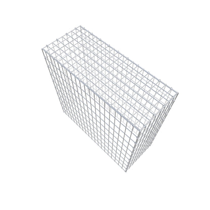 Monteret gabion type 3 100 cm x 100 cm x 40 cm (L x H x D), maskestørrelse 5 cm x 10 cm, C-ring