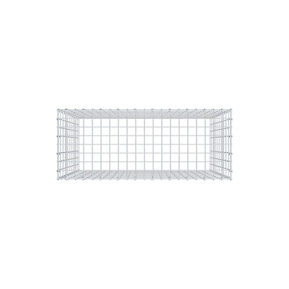 Monteret gabion type 3 100 cm x 100 cm x 40 cm (L x H x D), maskestørrelse 5 cm x 10 cm, C-ring