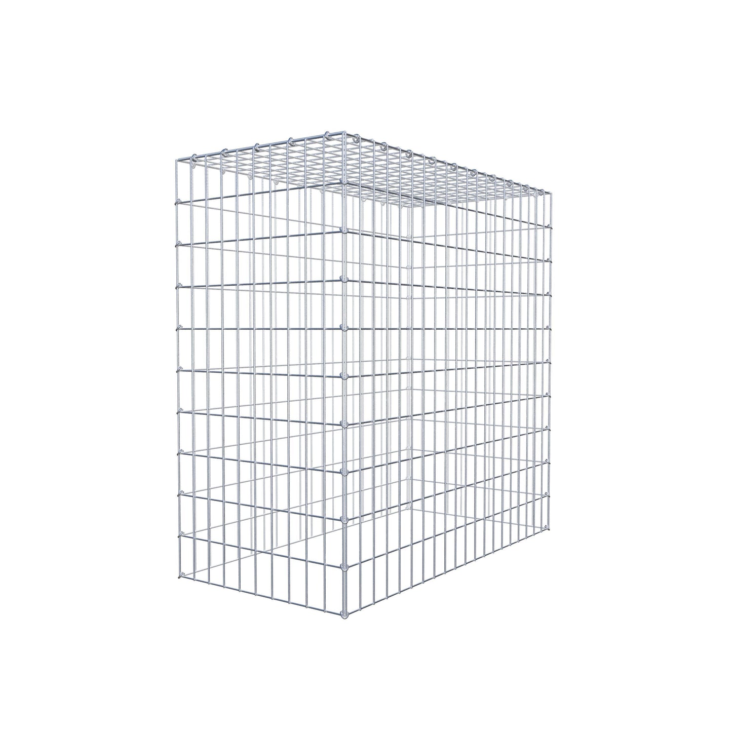 Anbaugabione Typ 3 100 cm x 100 cm x 50 cm (L x H x T), Maschenweite 5 cm x 10 cm, C-Ring