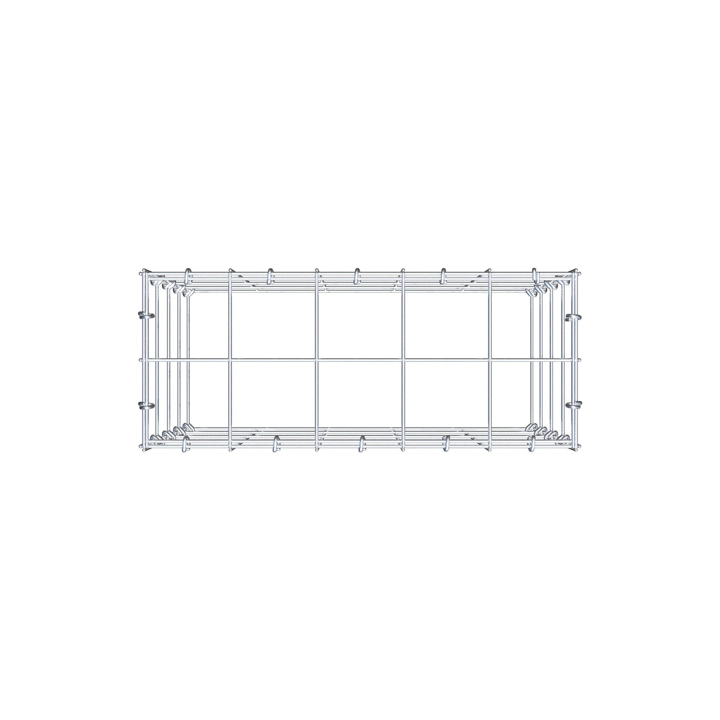 Pila adicional tipo 3 50 cm x 40 cm x 20 cm (L x A x P), malla 10 cm x 10 cm, anillo en C