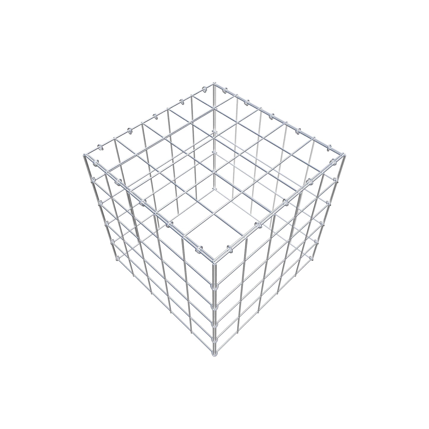 Anbaugabione Typ 3 50 cm x 50 cm x 50 cm (L x H x T), Maschenweite 10 cm x 10 cm, C-Ring