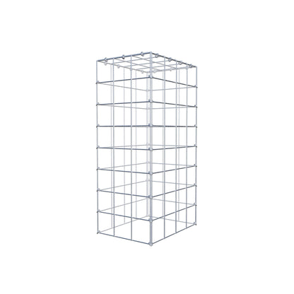 Monteret gabion type 3 80 cm x 40 cm x 30 cm (L x H x D), maskestørrelse 10 cm x 10 cm, C-ring