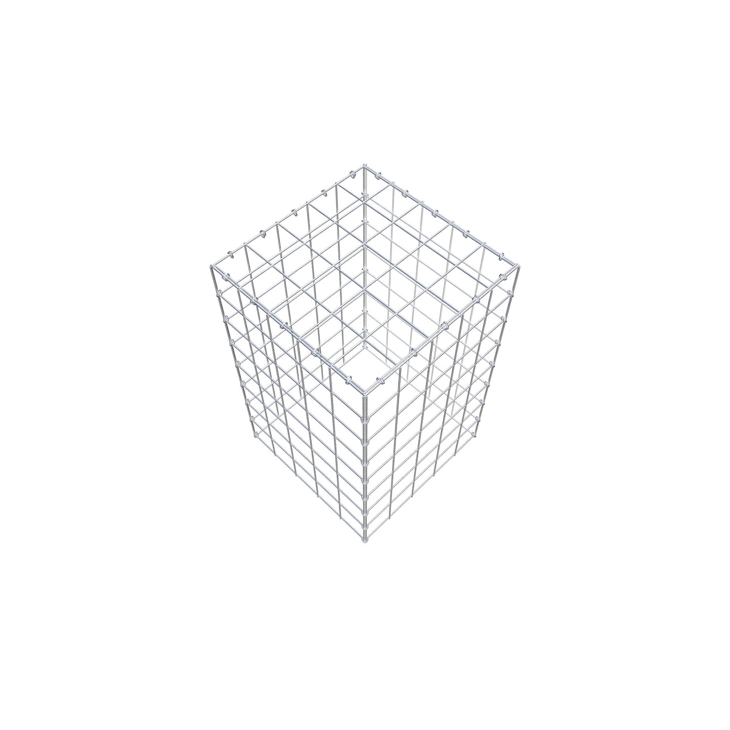 Tilläggspåle typ 3 80 cm x 50 cm x 50 cm (L x H x D), maskstorlek 10 cm x 10 cm, C-ring