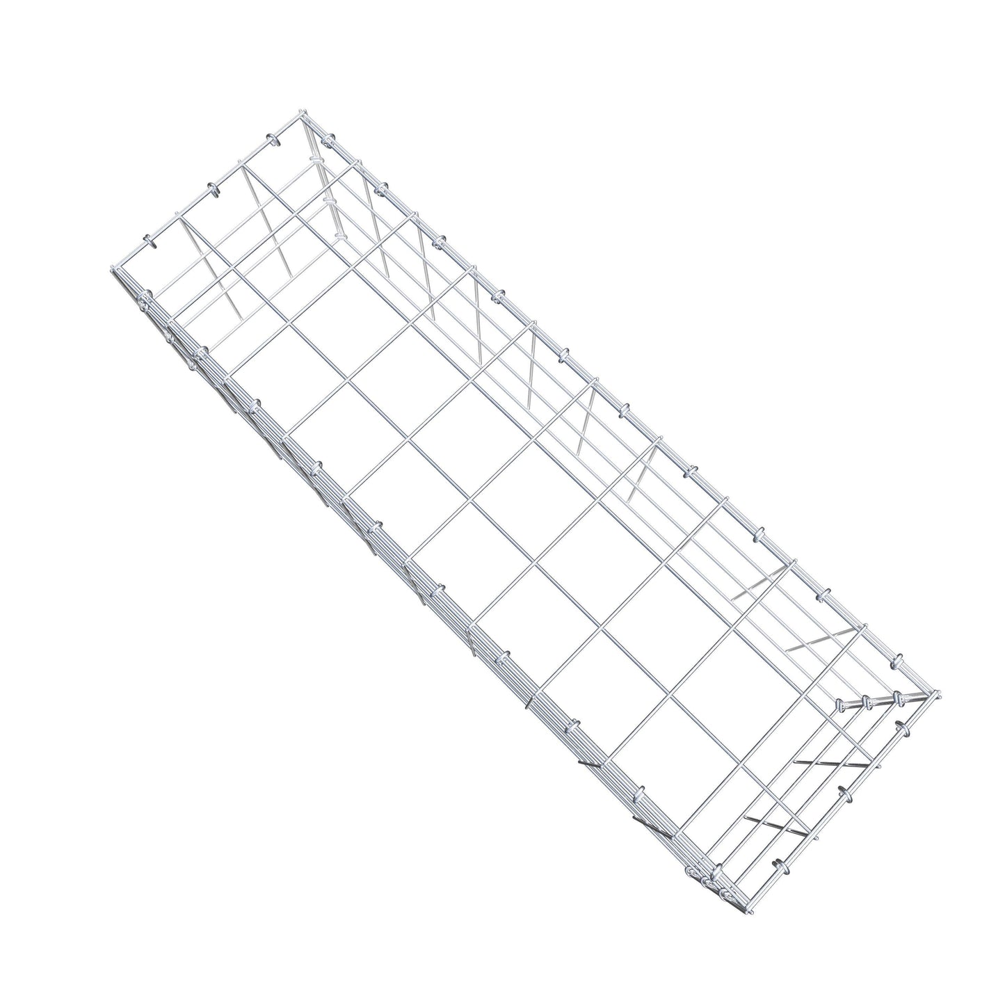 Anbaugabione Typ 3 100 cm x 30 cm x 30 cm (L x H x T), Maschenweite 10 cm x 10 cm, C-Ring